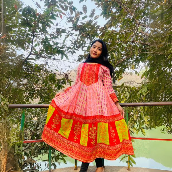 Cotton Skin Print Three Piece