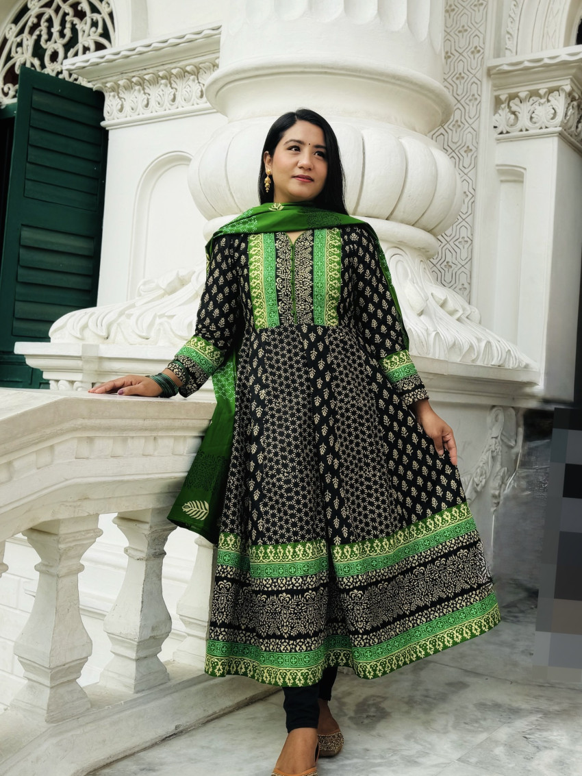 12 kolir anarkali- 2pcs