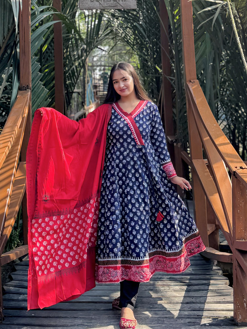 12 kolir anarkali- 2pcs