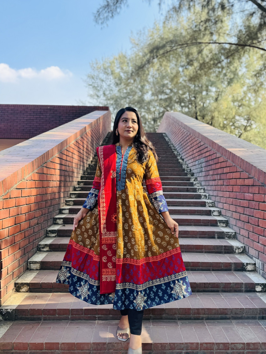 12 kolir anarkali- 2pcs